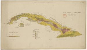 Bosquejo geológico de la isla de Cuba, 1869-83.