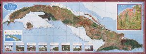 Mapa de los paisajes de Cuba