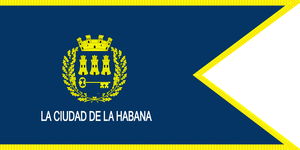 Bandera oficial de La Habana.