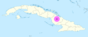 Mapa de ubicación de la ciudad de Camagüey en Cuba. Mapa de ubicación de la ciudad de Camagüey en Cuba.