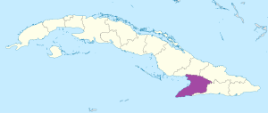Mapa de ubicación de la provincia de Granma en Cuba. Mapa de ubicación de la provincia de Granma en Cuba.