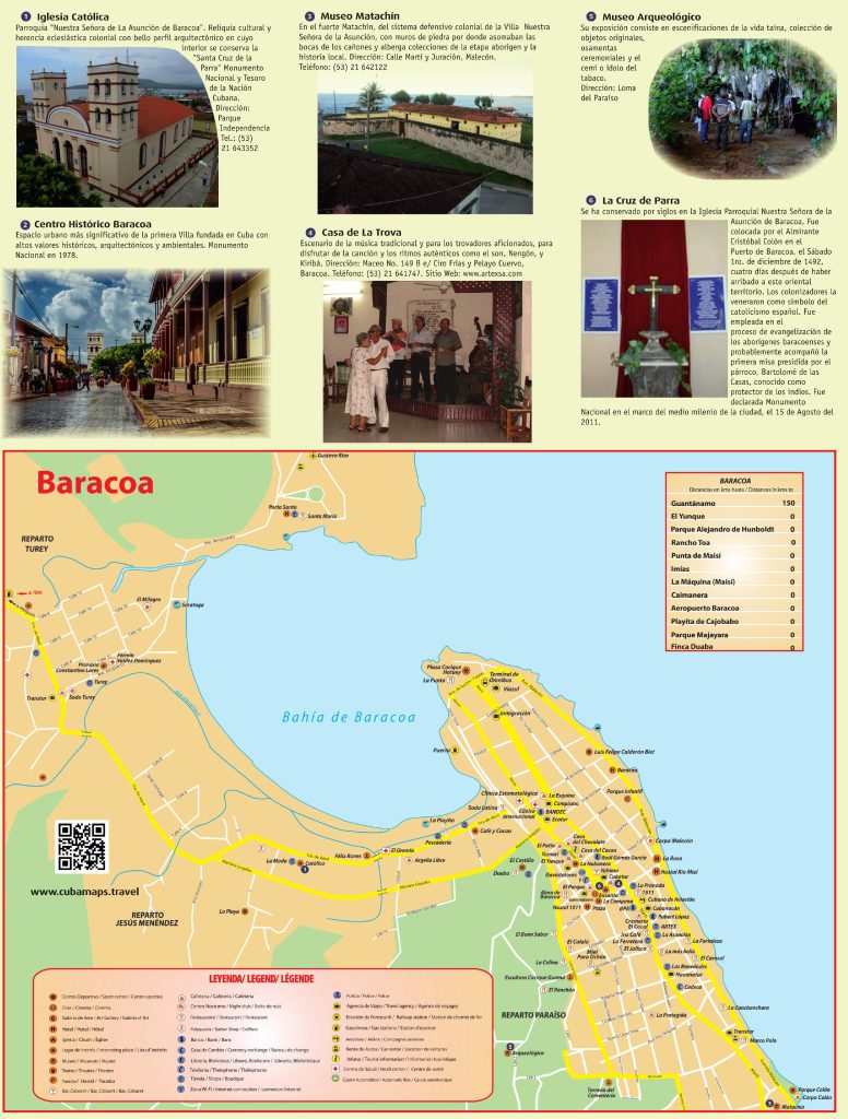 Plano de la ciudad de Baracoa.