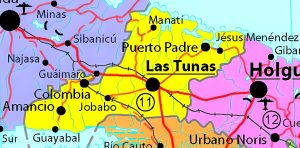Principales ciudades de la provincia de Las Tunas.