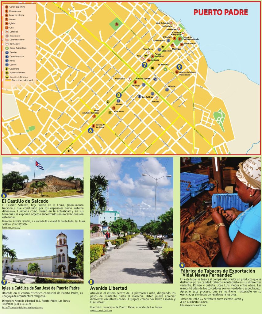 Plano de la ciudad de Puerto Padre.