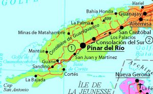 Principales ciudades de la provincia de Pinar del Río.