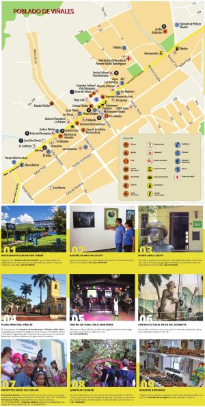 Plano del poblado de Viñales