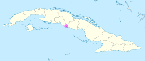 Mapa de ubicación de la ciudad de Trinidad en Cuba. Mapa de ubicación de la ciudad de Trinidad en Cuba.