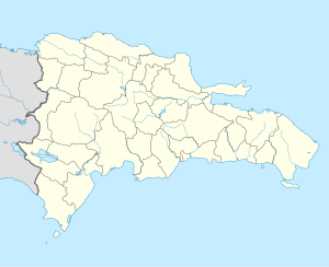 Mapa mudo de la República Dominicana