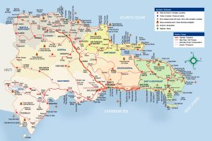 Mapa de carreteras de la República Dominicana
