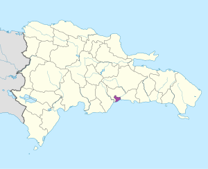 Mapa de ubicación de la ciudad de Santo Domingo en República Dominicana. Mapa de ubicación de la ciudad de Santo Domingo en República Dominicana.