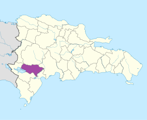 Mapa de ubicación de la provincia de Bahoruco en República Dominicana. Mapa de ubicación de la provincia de Bahoruco en República Dominicana.