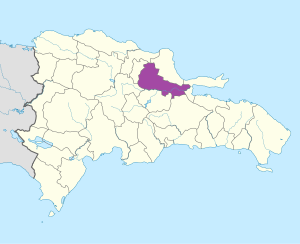 Mapa de ubicación de la provincia de Duarte en República Dominicana. Mapa de ubicación de la provincia de Duarte en República Dominicana.