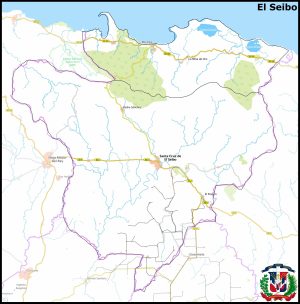 Mapa de la provincia de El Seibo