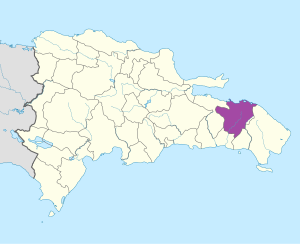 Mapa de ubicación de la provincia de El Seibo en República Dominicana. Mapa de ubicación de la provincia de El Seibo en República Dominicana.