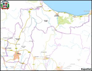 Mapa de la provincia de Espaillat