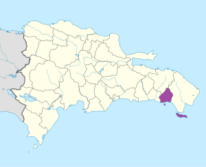 Mapa de ubicación de la provincia de La Romana en República Dominicana. Mapa de ubicación de la provincia de La Romana en República Dominicana.