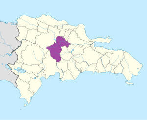 Mapa de ubicación de la provincia de La Vega en República Dominicana. Mapa de ubicación de la provincia de La Vega en República Dominicana.