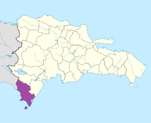 Mapa de ubicación de la provincia de Pedernales en República Dominicana. Mapa de ubicación de la provincia de Pedernales en República Dominicana.