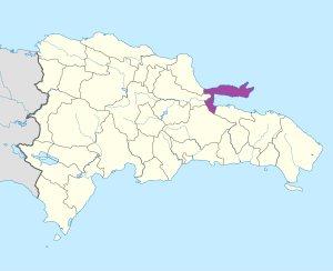 Mapa de ubicación de la provincia de Samaná en República Dominicana. Mapa de ubicación de la provincia de Samaná en República Dominicana.