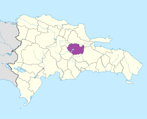 Mapa de ubicación de la provincia de Sánchez RamÃrez en República Dominicana. Mapa de ubicación de la provincia de Sánchez RamÃrez en República Dominicana.