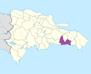 Mapa de ubicación de la provincia de San Pedro de MacorÃs en República Dominicana. Mapa de ubicación de la provincia de San Pedro de MacorÃs en República Dominicana.