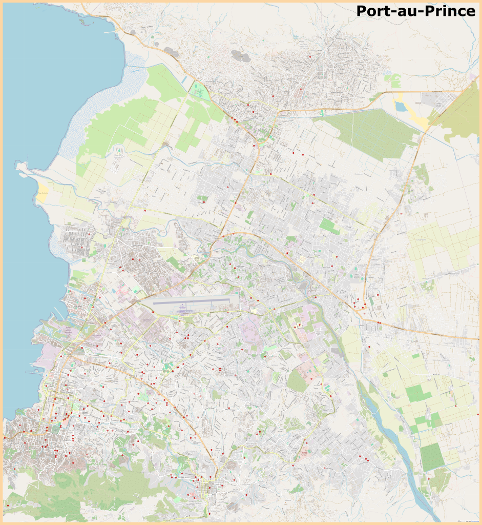 Plano de Puerto Príncipe.