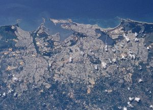 Imagen satelital del área metropolitana de San Juan (Puerto Rico). Imagen satelital del área metropolitana de San Juan (Puerto Rico).