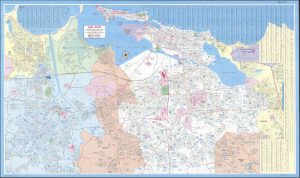 Mapa de San Juan (Puerto Rico) de 1993. Mapa de San Juan (Puerto Rico) de 1993.