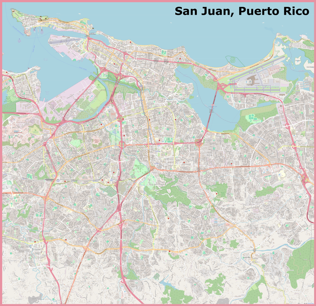 Plano de San Juan (Puerto Rico).