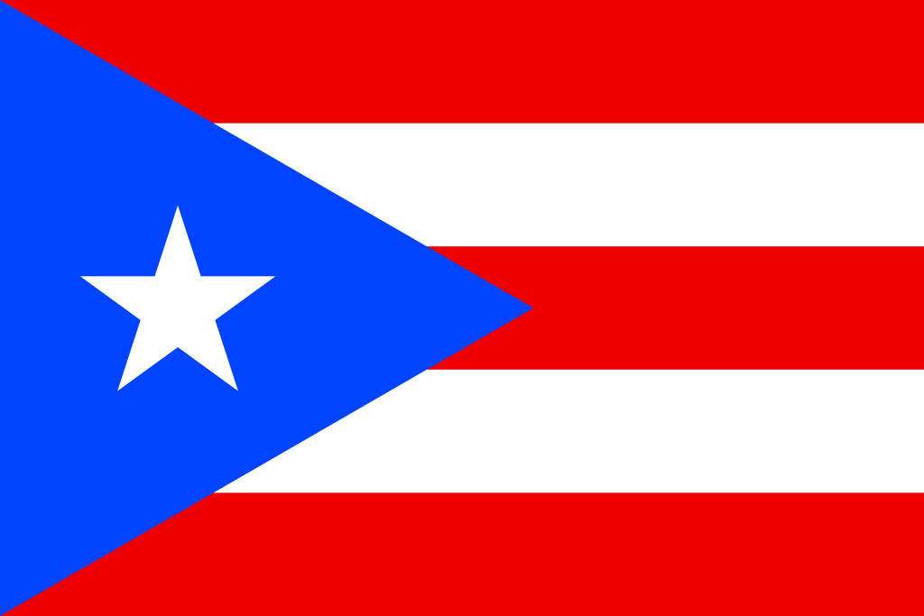Bandera de Puerto Rico.