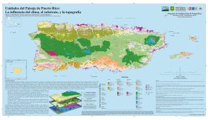 Mapa de unidades del paisaje de Puerto Rico