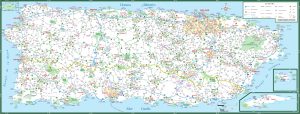 Mapa de carreteras de Puerto Rico