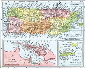 Mapa de Puerto Rico de 1898
