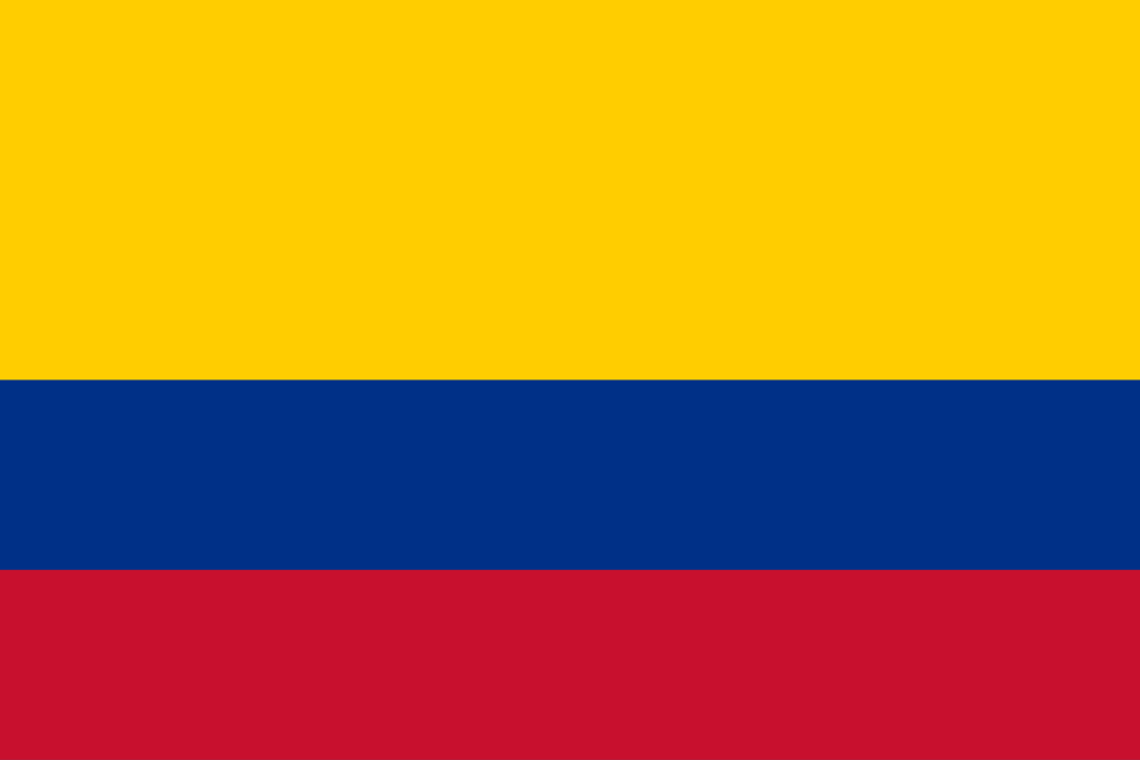 Bandera de Colombia.