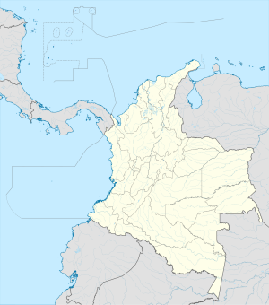 Mapa mudo de Colombia