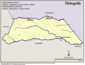 Hidrografía del departamento de Arauca.