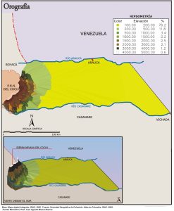 Orografía del departamento de Arauca.