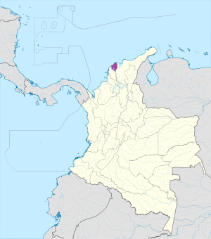 ¿Dónde se encuentra el departamento del Atlántico?