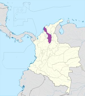 ¿Dónde se encuentra el departamento de Bolívar?