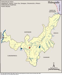 Hidrografía del departamento de Boyacá.