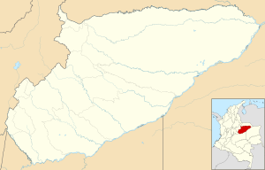 Mapa mudo del departamento de Casanare