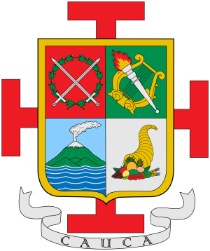 Escudo del departamento del Cauca