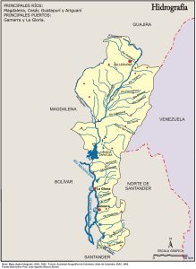 Hidrografía del departamento del Cesar.