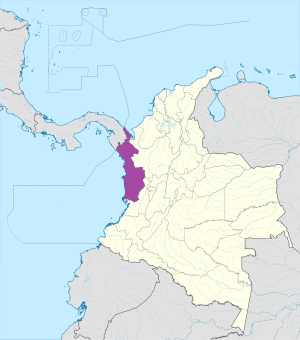 ¿Dónde se encuentra el departamento del Chocó?
