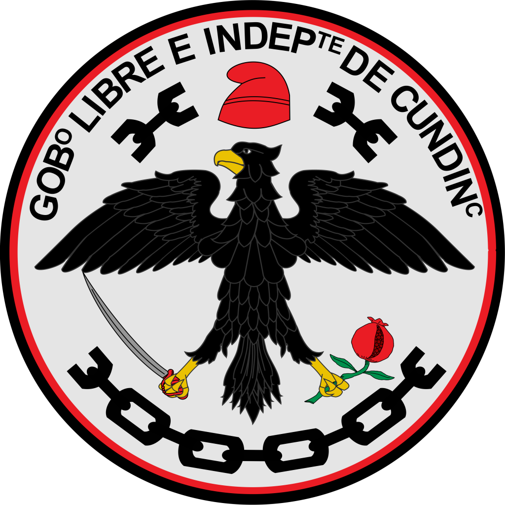 Escudo del departamento de Cundinamarca.