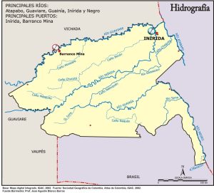 Hidrografía del departamento de Guainía.