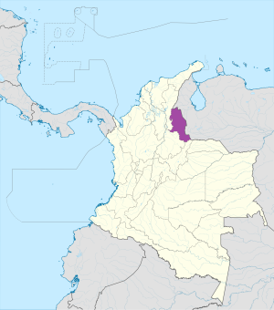 ¿Dónde se encuentra el departamento de Norte de Santander?