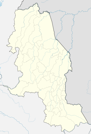 Mapa mudo del departamento de Norte de Santander