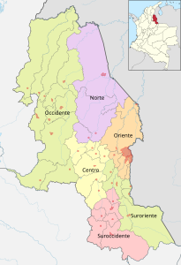 Subregiones de Norte de Santander.