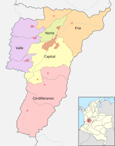 Subregiones del Quindío.